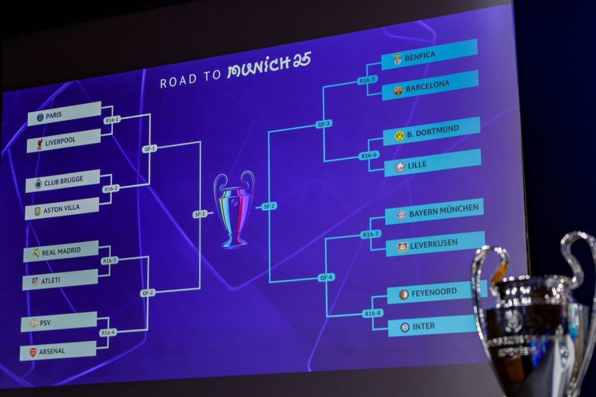 UEFA Champions League: Liverpool Take On PSG, Real-Atletico In Madrid Derby For Last 16