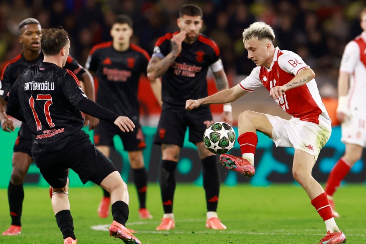 UEFA Champions League: Benfica Seize Upper Hand Against Monaco In Play-Off