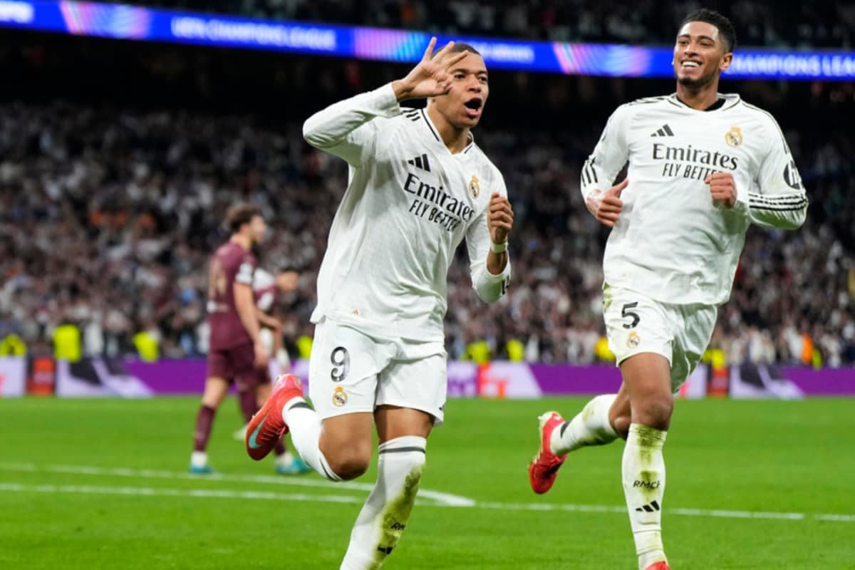 Real Madrid Vs Man City: Kylian Mbappe Hat-Trick Secures UEFA Champions League Last 16 Spot