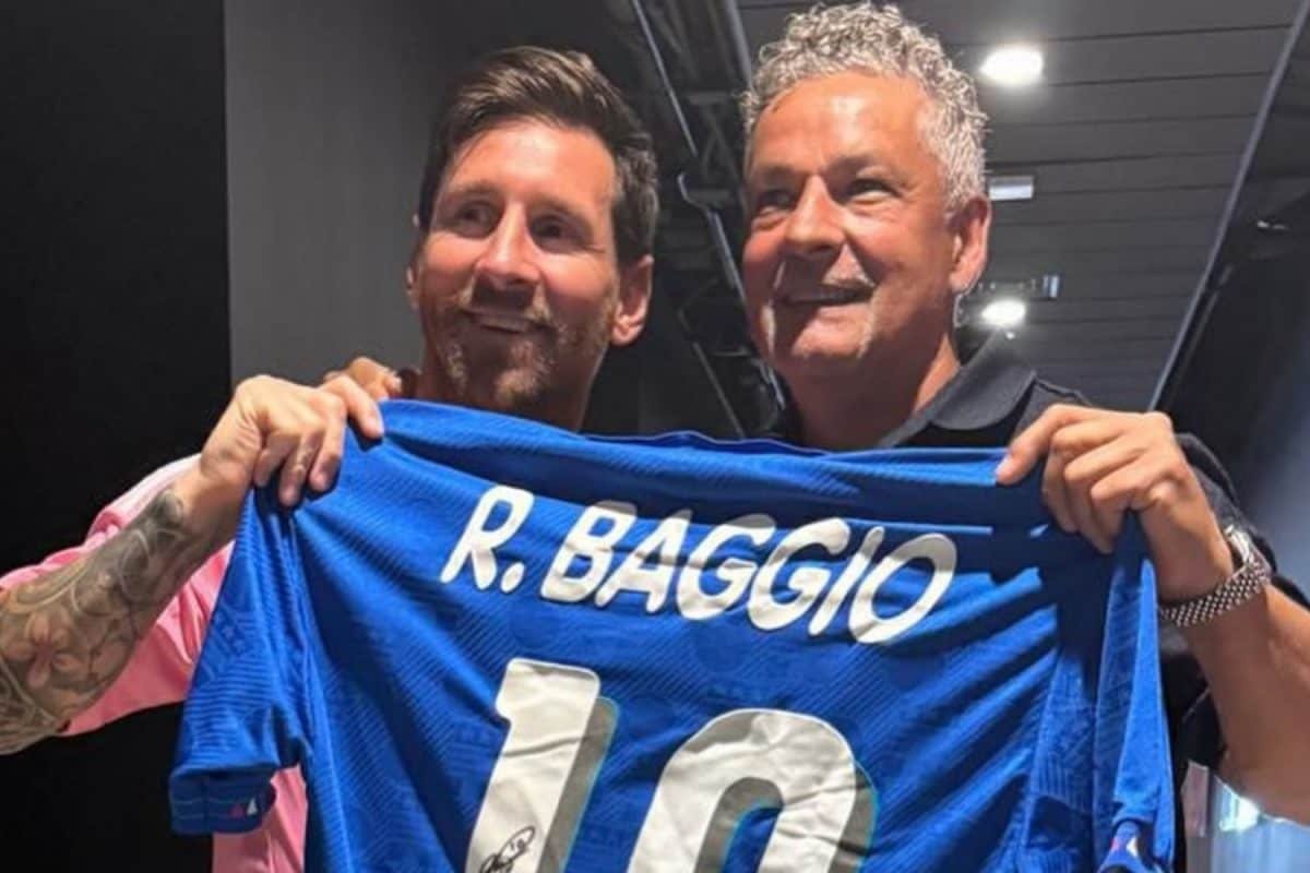 Historic Legend: Messi Expresses Gratitude To Baggio Following Visit