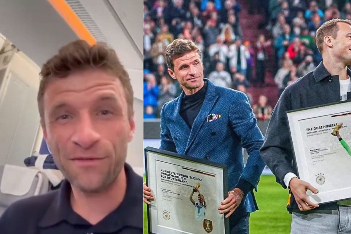 Looking For The GOAT: Thomas Muller Searches For Manuel Neuer In Hilarious In-Flight Video