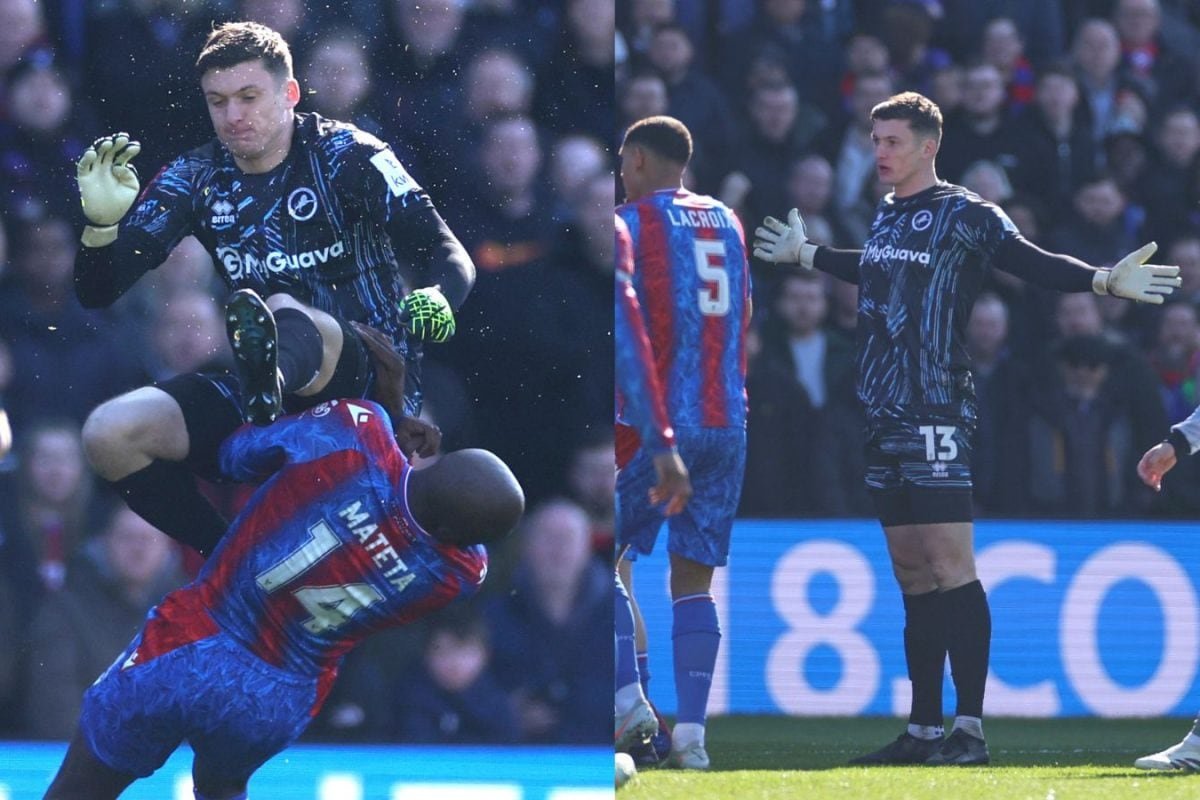 The FA Files For Increased Punishment For Millwall Goalie Liam Roberts Over Horror Tackle On Jean-Philippe Mateta
