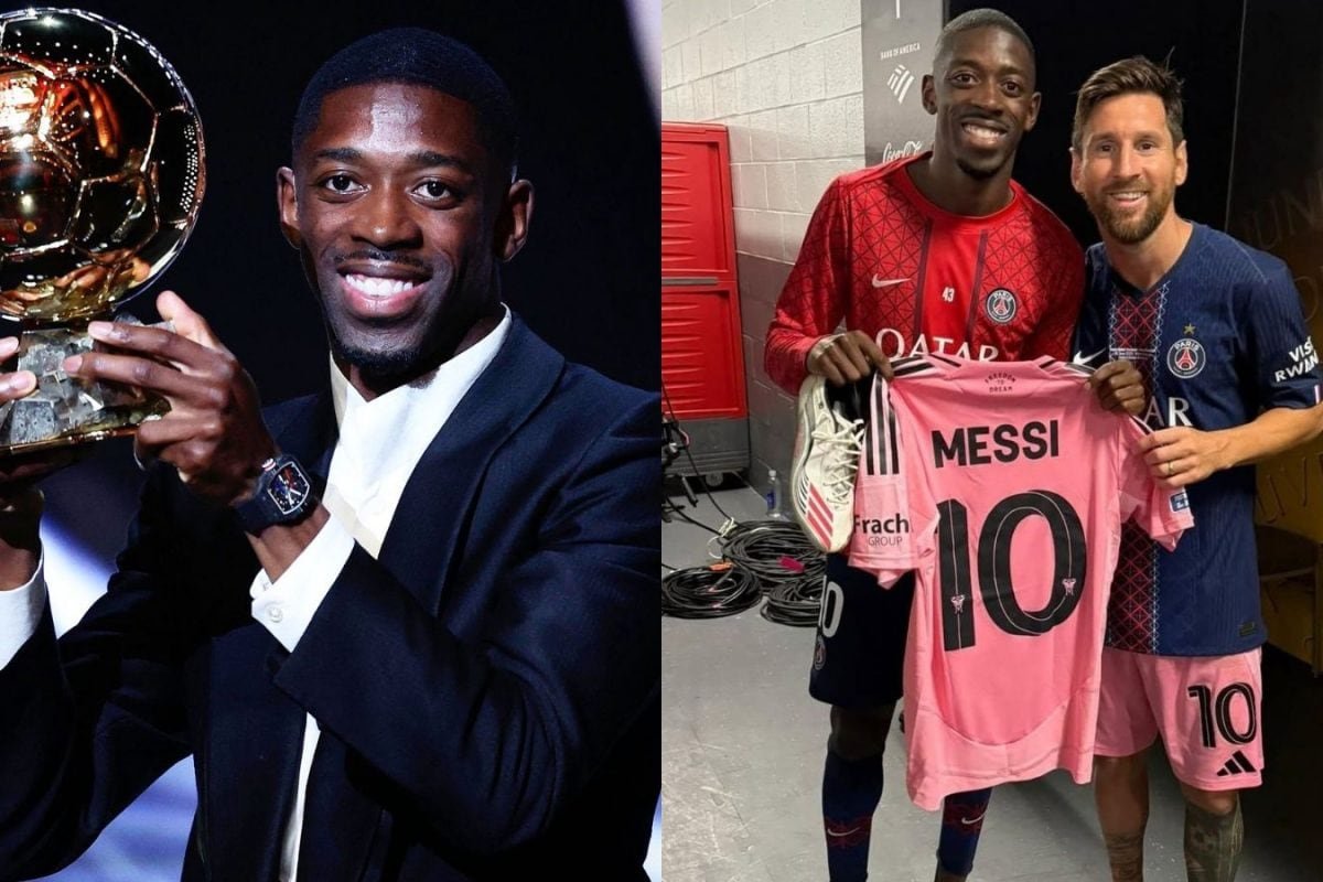 Grande Ous: Lionel Messi Lauds Ousmane Dembele On Maiden Ballon dOr Title