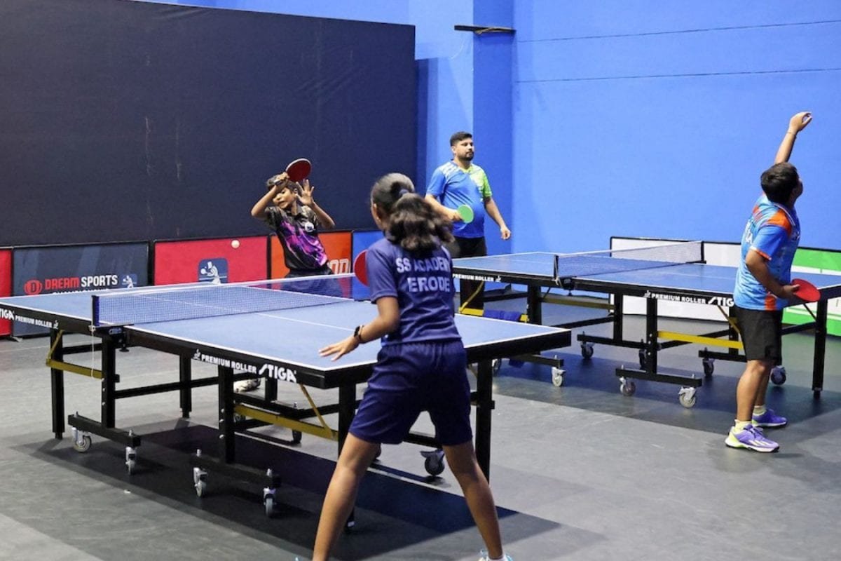 Young Indian Paddlers In Focus As Dream Sports Championship TT Tournament Moves Into Playoffs