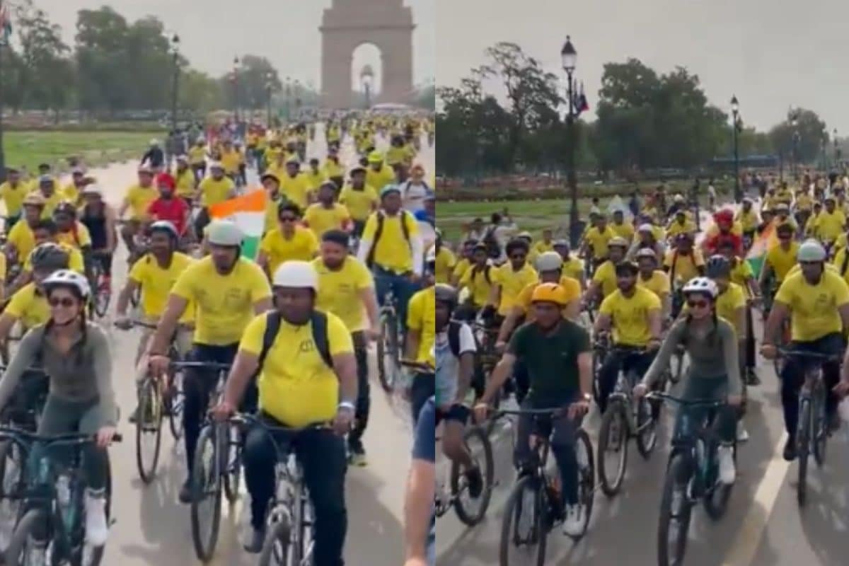 Tiranga Rally: Fit India Sundays on Cycle Honours Armed Forces