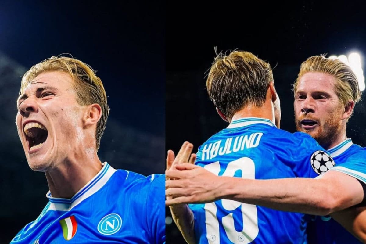 Wasnt On My Bingo Card: Rasmus Hojlund Jokes About Kevin De Bruyne Setting Up His Brace Against Sporting