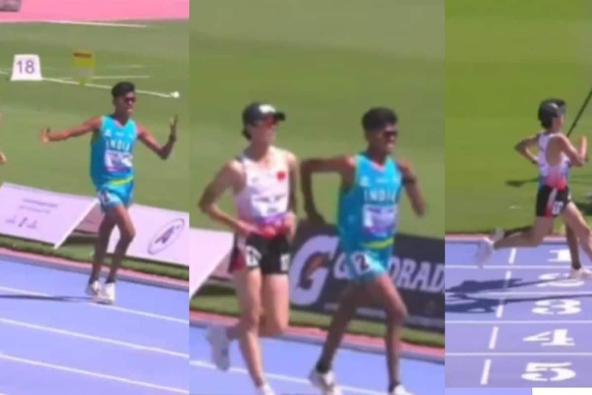 Watch| Nitin Gupta Settles For Silver In 5000m Race Walk After Early Celebrations At Asian U-18 Youth Athletics Championship