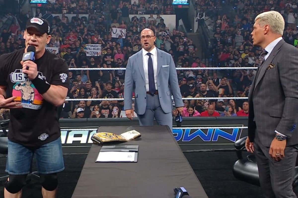 WWE SmackDown: Cody Rhodes Assaults John Cena, Andrade- Rey Fenix Win Fatal 4-Way For No.1 Contender Match