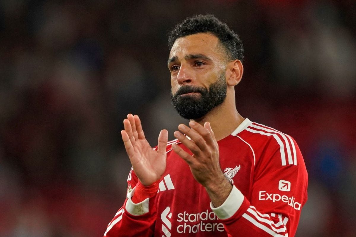 Mohamed Salah Tears Up During Anfields Tribute To Diogo Jota After Win Over Bournemouth | Watch