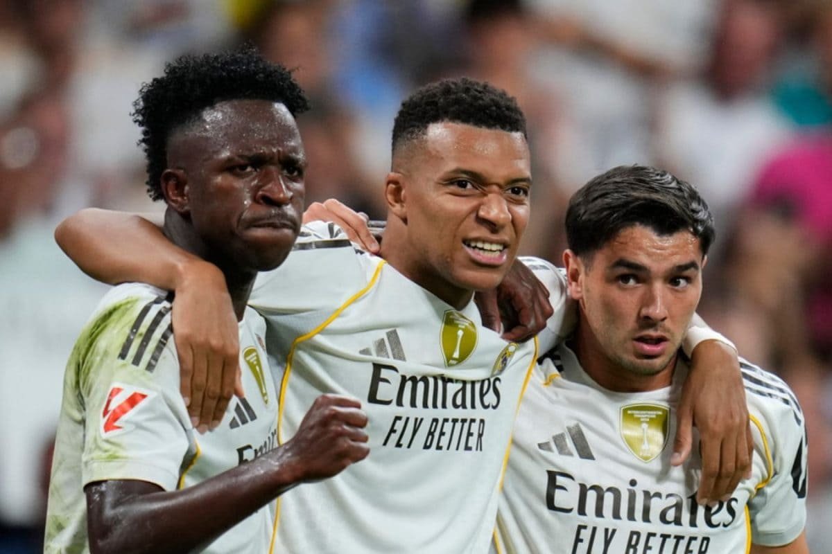 La Liga: Vinicius Junior, Kylian Mbappe Strike To Help Real Madrid Trounce Villarreal