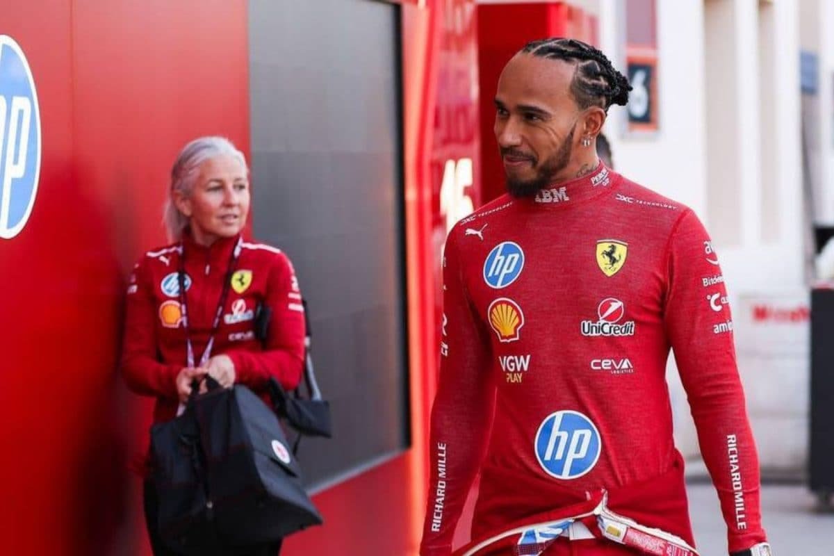 Good Foundation Of People Around You: Lewis Hamilton Delighted Following Reunion With Angela Cullen At Ferrari