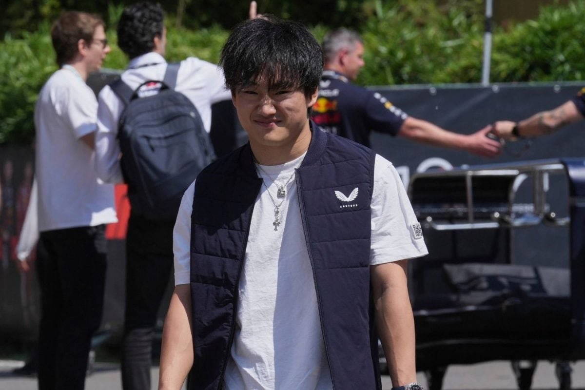 Watch: Yuki Tusnoda Unscathed Following Horror Crash At Emilia Romagna