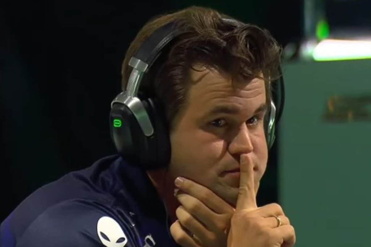 Pipe Down: Magnus Carlsen Hits Finger On The Lip Celebration At Crowd During E-Sports World Cup