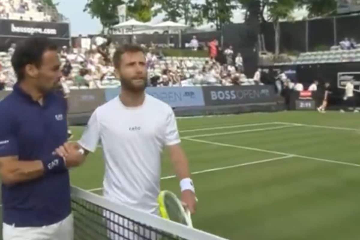 Little Pig: Heated Exchange Between Fabio Fognini And Corentin Moutet At Stuttgart Open | Watch