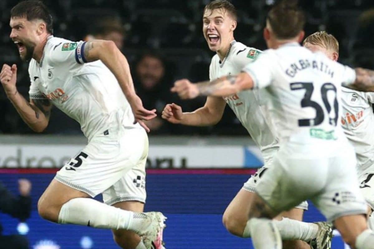 Swansea Stun Ange Postecoglous Nottingham Forest In League Cup Thriller