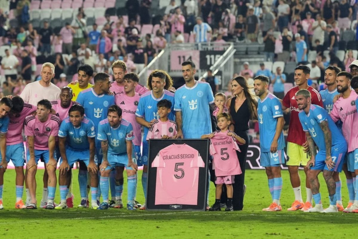 Part Of My Heart Will Always...: Inter Miami Honour Sergio Busquets Ahead Of Win Over NER | Watch