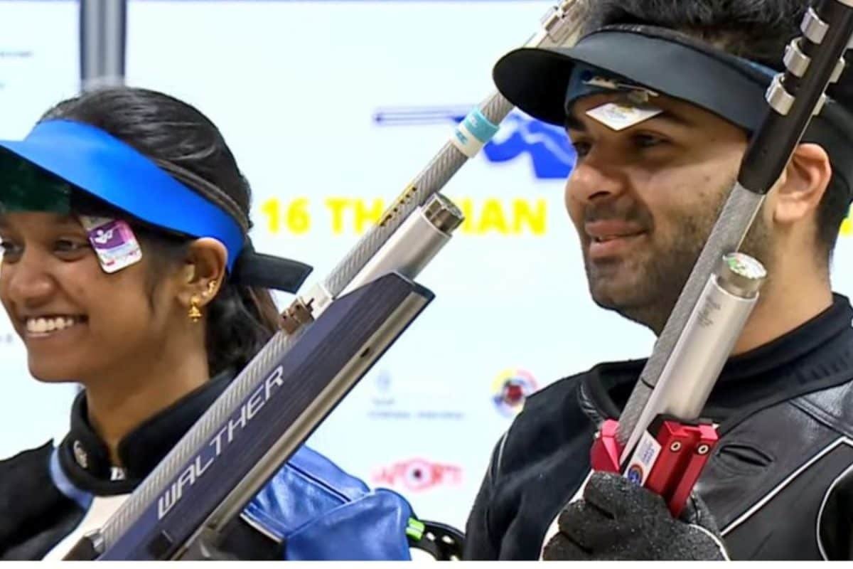 Asian Shooting Championship: Arjun Babuta- Elavenil Valarivan Pair Claim 10m Air Rifle Mixed Team Gold