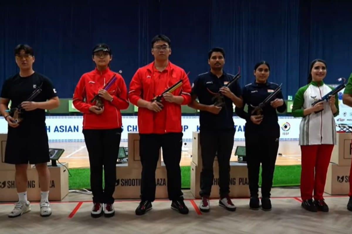 Asian Shooting Championships: Saurabh Chaudhary-Suruchi Inder Singh Clinch 10m Mixed Air Pistol Bronze
