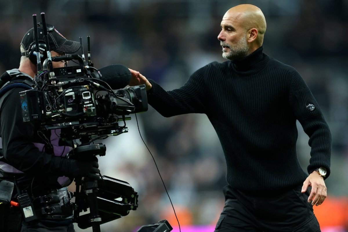 Pep Guardiola Embarrassed, Ashamed Over Confrontation With Cameraman After Man City Slump At Newcastle