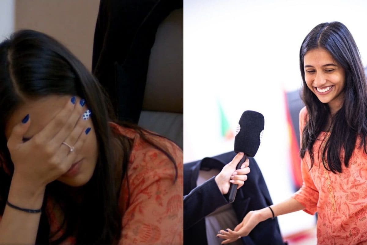 Divya Deshmukh Overwhelmed After Beating Compatriot D Harika At World Cup | Watch