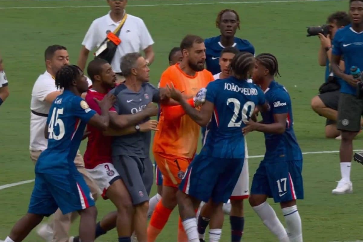 PSG Coach Luis Enrique Hits Chelseas Joao Pedro On His Face After CWC Defeat | Watch