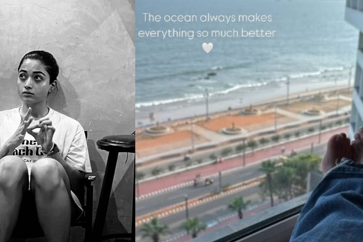 Rashmika Mandanna Relaxes By The Ocean After Grand Success Of Chhaava