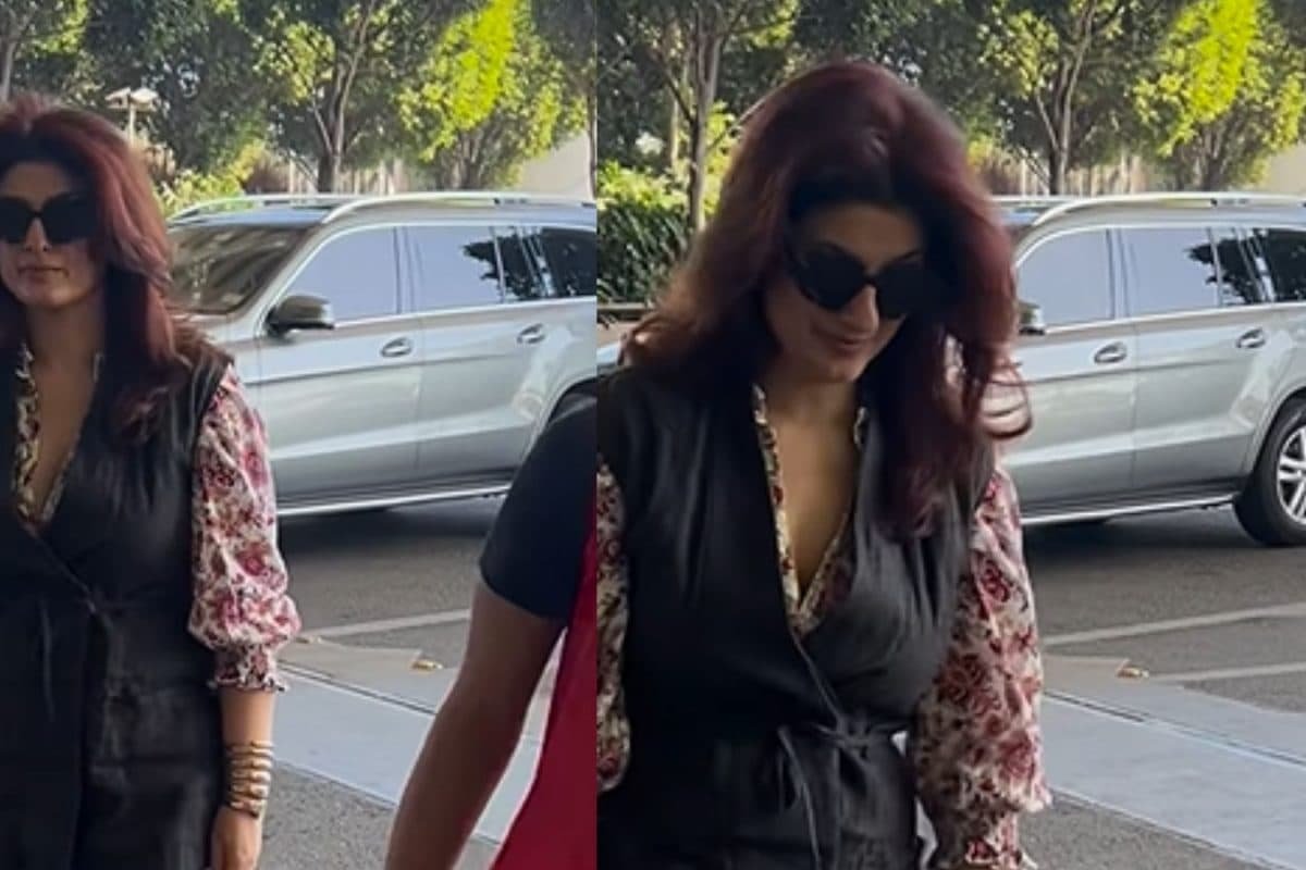 Watch: Twinkle Khanna’s Not-So-Casual Airport Look Has Our Attention