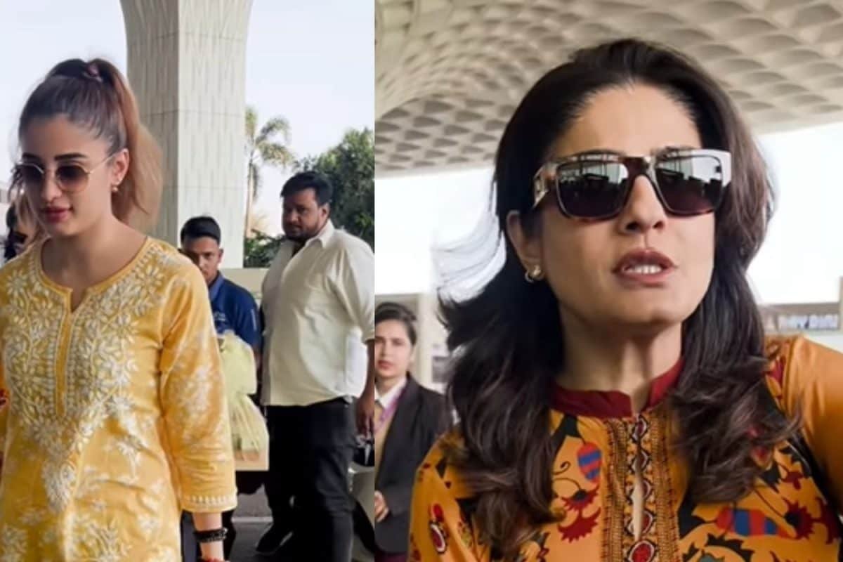 Raveena Tandon And Rasha Thadani Spotted At Mumbai Airport, Fans Say ‘Sisters’