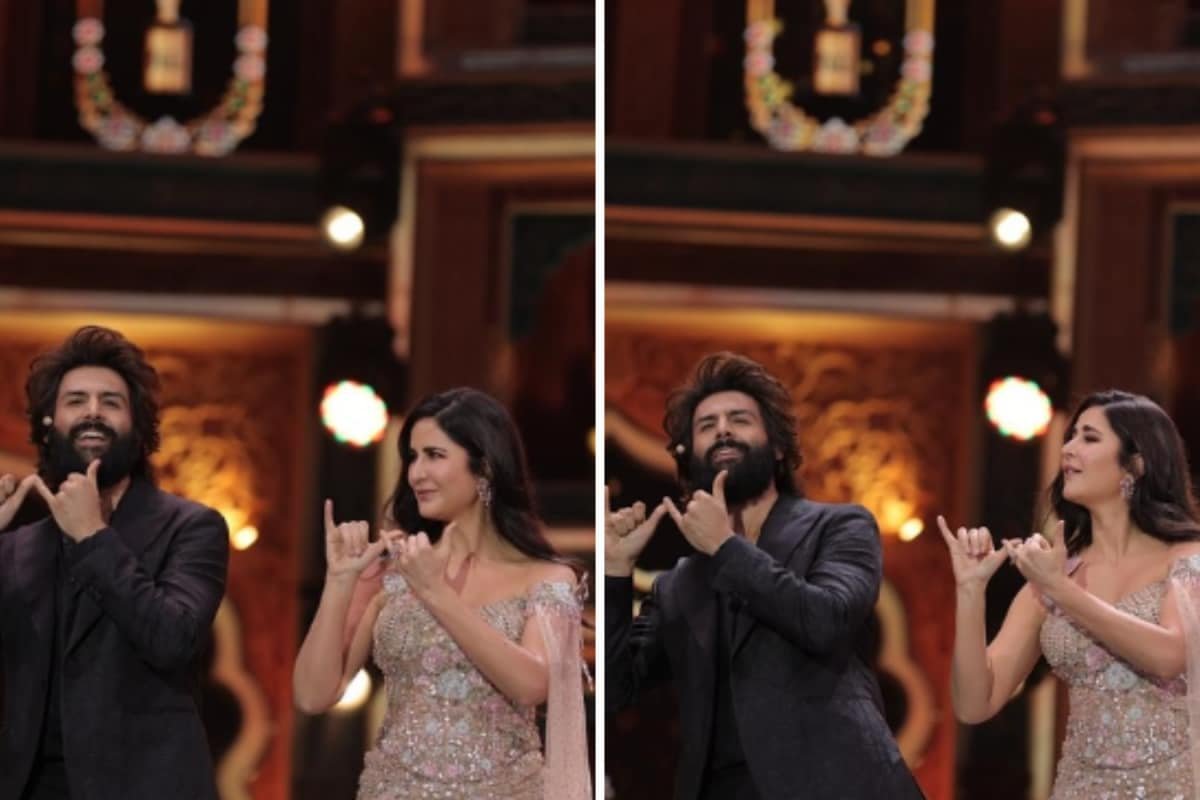 Watch: Kartik Aaryan Teaches Katrina Kaif Bhool Bhulaiyaa Hook Step And We Can’t Even