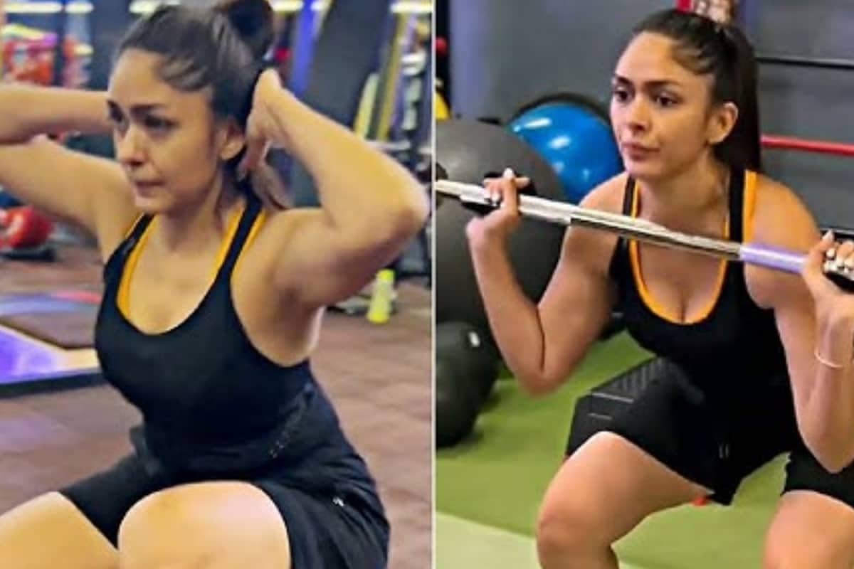 Mrunal Thakurs Workout Video Proves She Can Do Anything For Poha