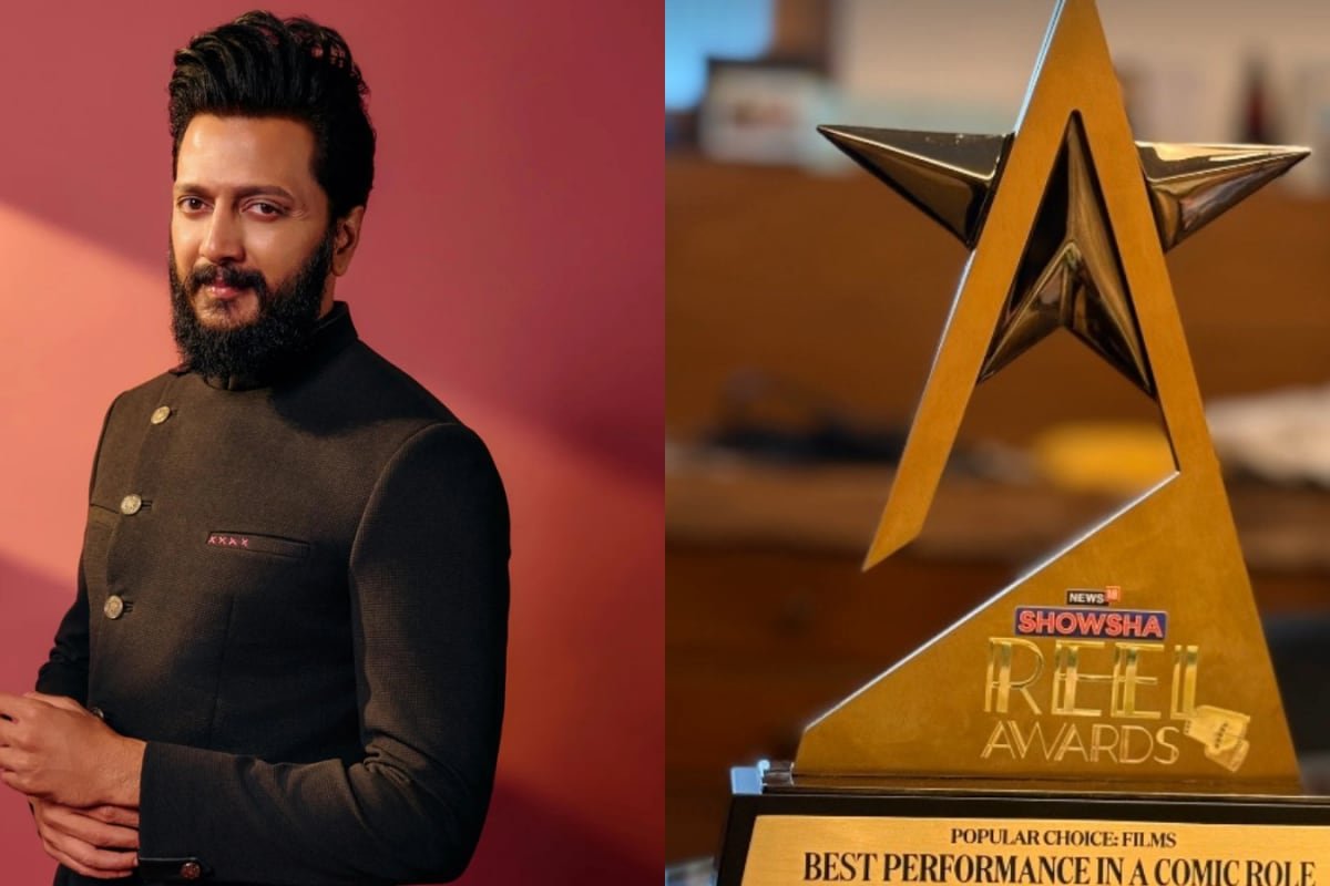 Riteish Deshmukh Celebrates News18 Showsha Reel Awards Win, Thanks Kakuda Co-Star Sonakshi Sinha