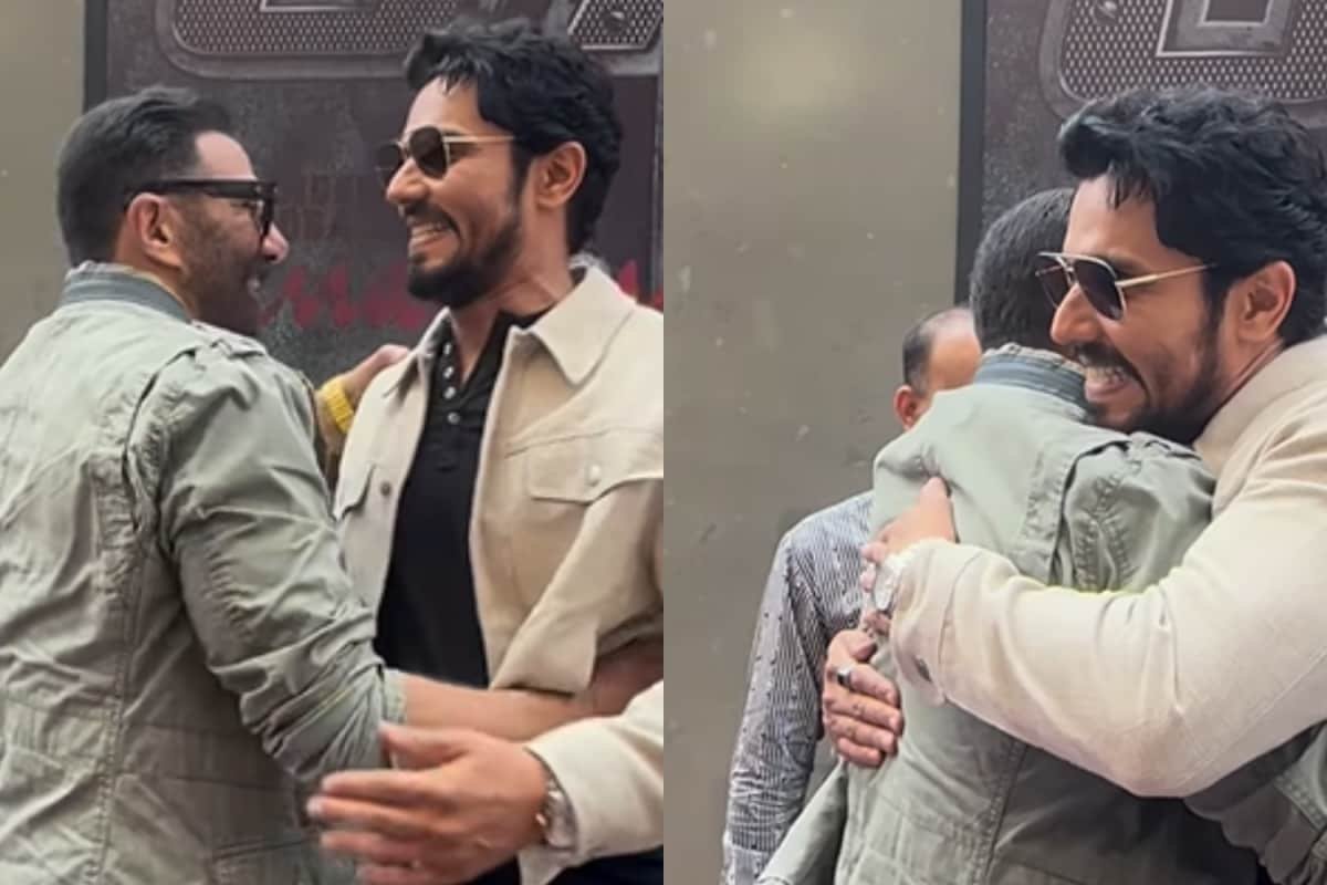 Sunny Deols Unmissable Bromance With Randeep Hooda At Jaat Trailer Launch | Watch