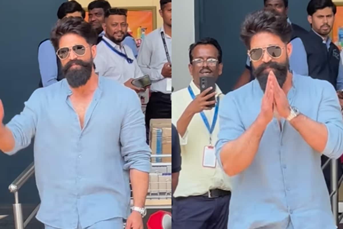 Yash Arrives In Mumbai To Complete Toxic Shoot, Waves To Fans Calling Him Rocky Bhai | Video