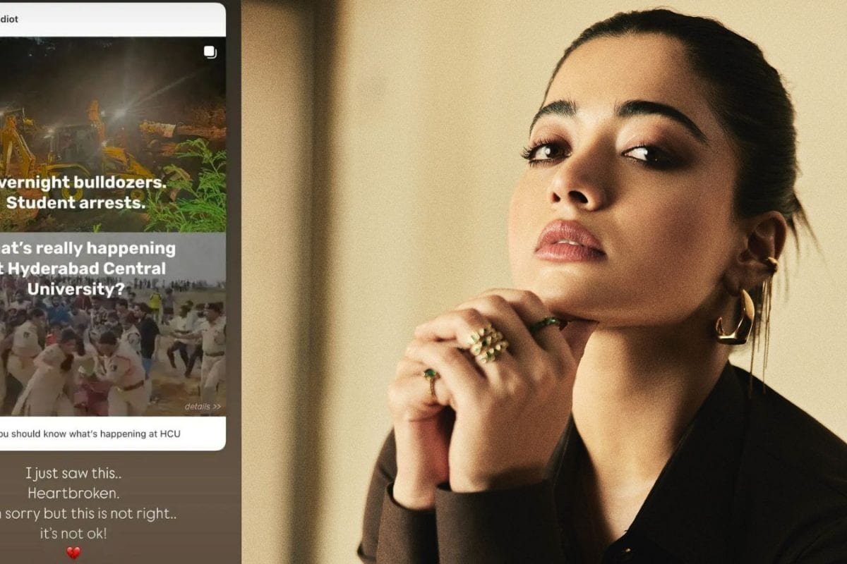 This Is Not Right: Rashmika Mandanna Heartbroken Over Hyderabad Forest Land Auction