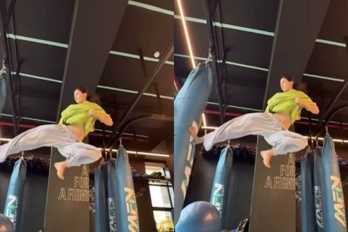 Watch: Disha Patani’s Workout Is All About Strength And Agility