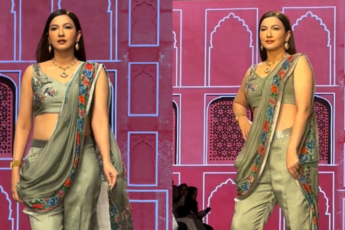 Mom-To-Be Gauahar Khan Proudly Flaunts Her Baby Bump At The Ramp After Announcing Pregnancy | Watch
