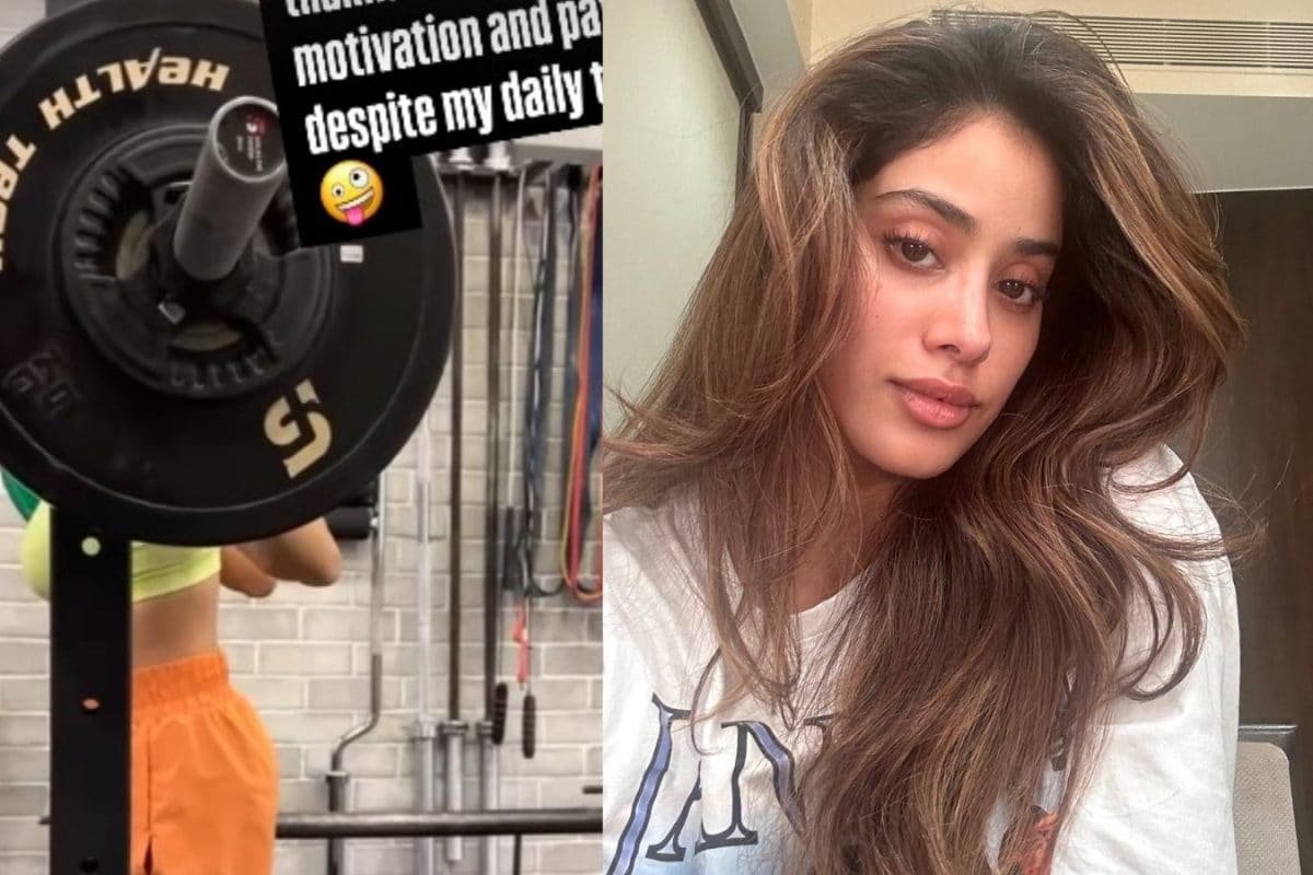 Janhvi Kapoor Performing 55-Kilo Reverse Lunges Is Your Mid-Week Motivation