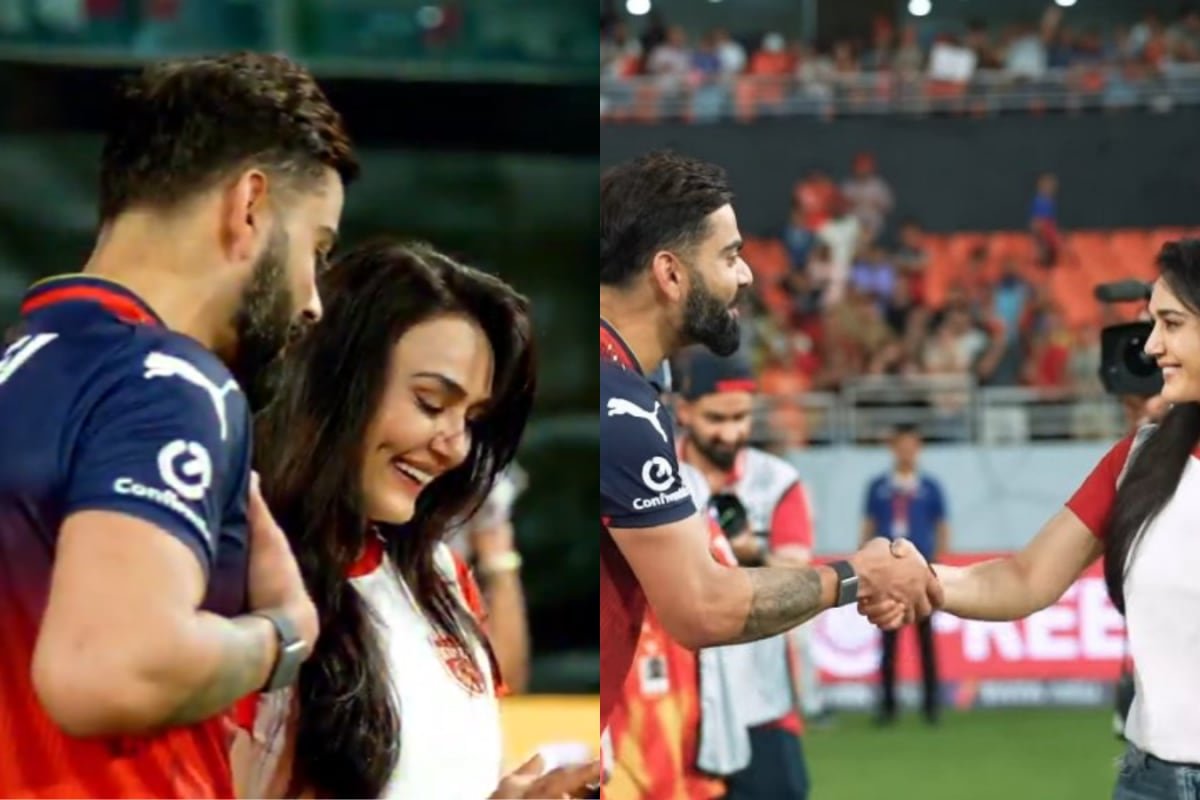Virat Kohli Shows Kids Vamika, Akaays Photos To Preity Zinta After IPL Match; Her Reaction Is Going VIRAL