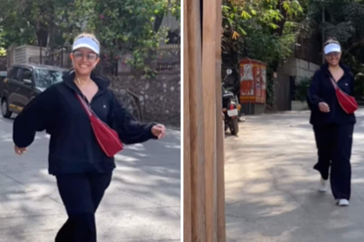 Just Nimrat Kaur Doing Her Happy Morning Walk In An All-Black Athleisure
