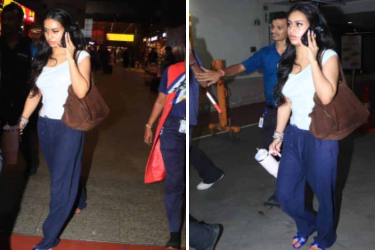 Nysa Devgan Nails Casual Summer Style In Comfy Tee, Baggy Pants