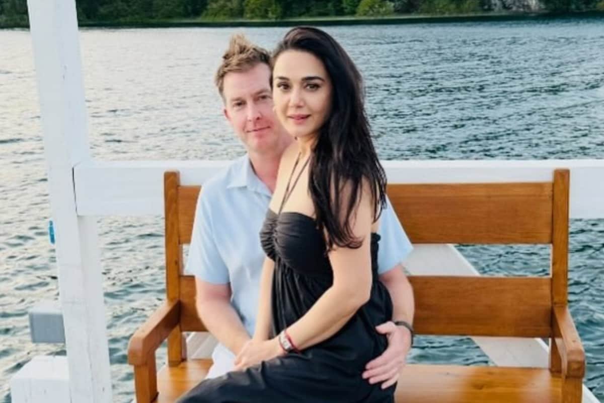 Preity Zinta Sits On Pati Parmeshwar Gene Goodenoughs Lap In Rare Pic, Katrina Kaif Reacts