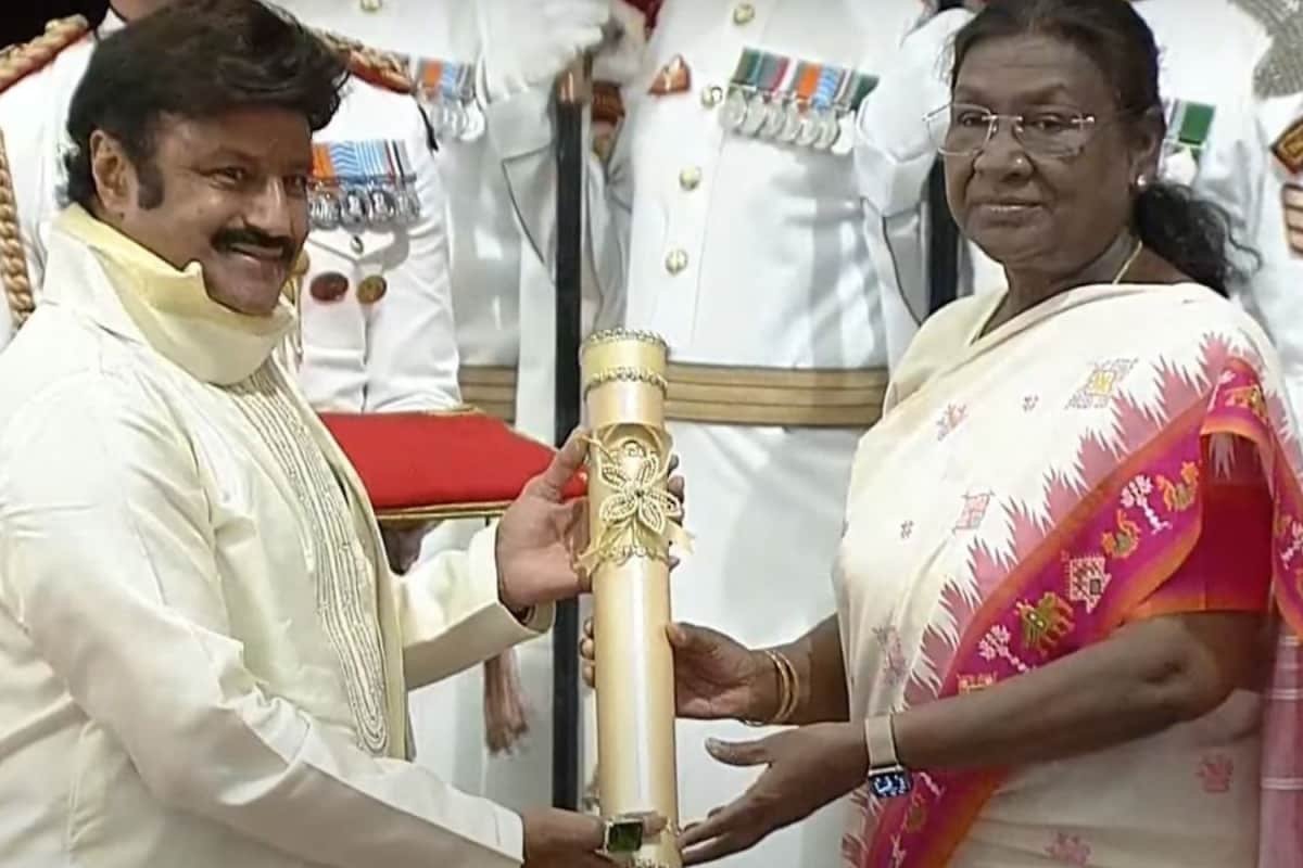 Nandamuri Balakrishna Receives Padma Bhushan Honour From President Droupadi Murmu | PHOTO