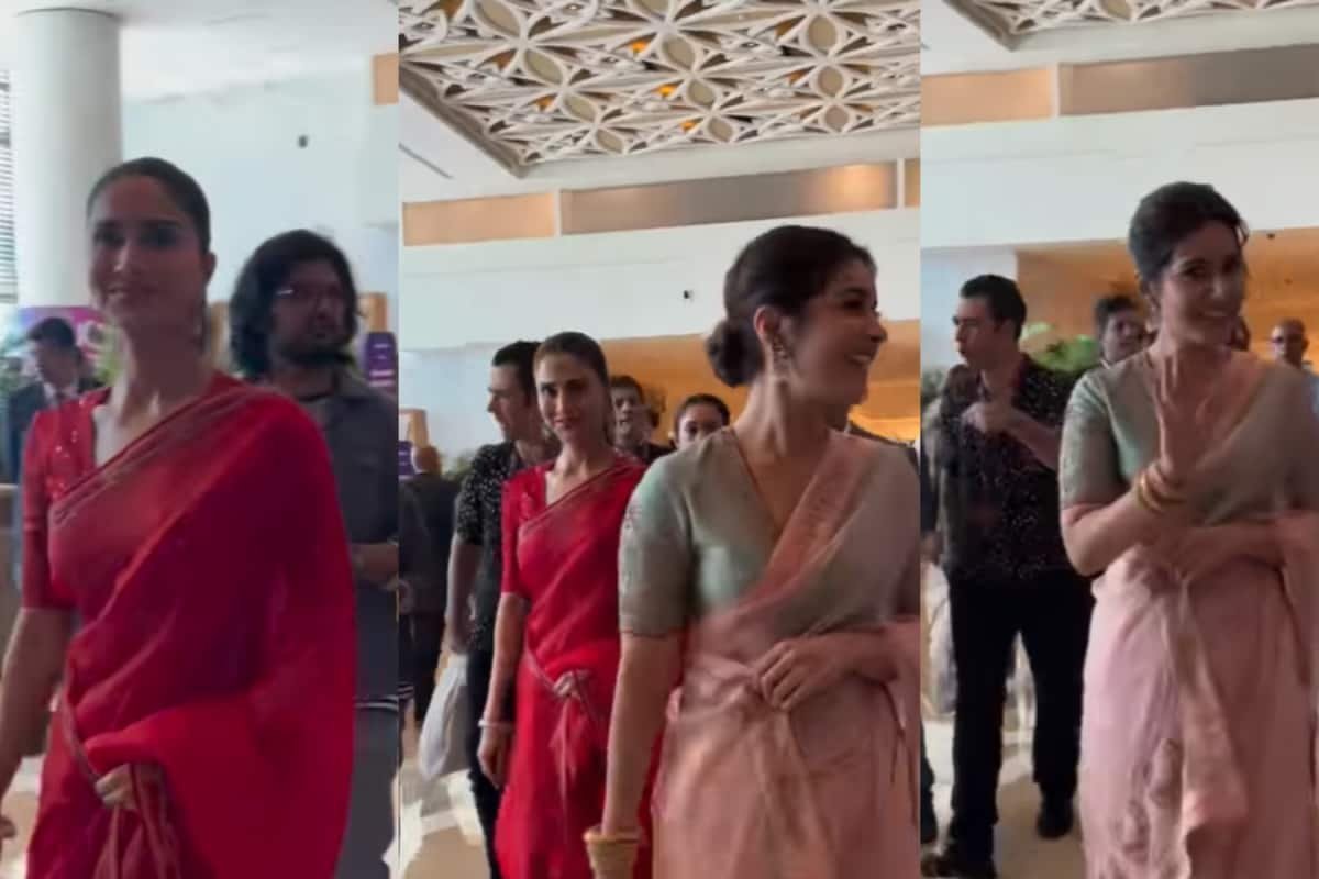 Vaani Kapoor, Raashii Khanna Exude Regal Charm In Sarees At WAVES 2025 | Video