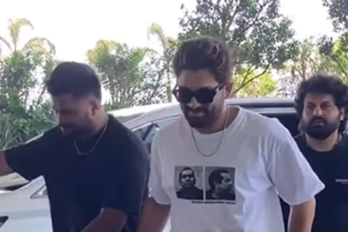 Allu Arjun Brings Effortless Swag To The Airport In Graphic Tee And Cargo Pants
