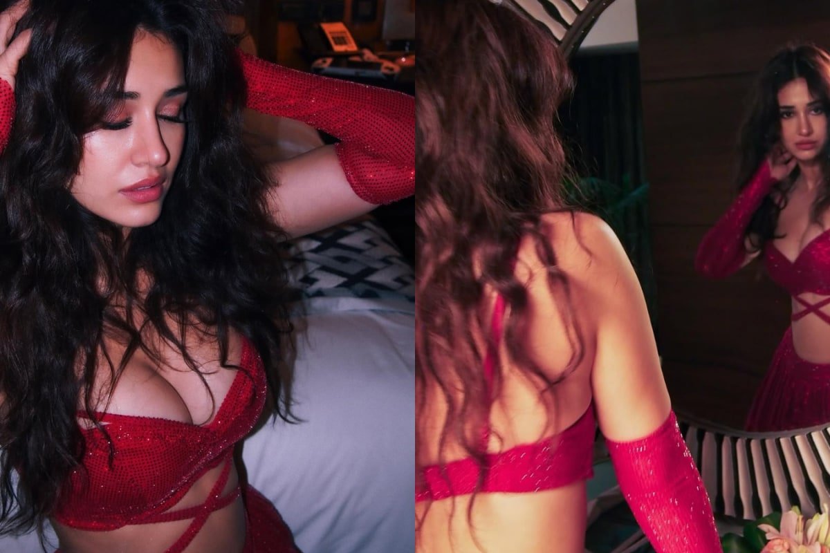 Disha Patani Dazzles In Fiery Red BOLD Cut-Out Dress; Mouni Roy Calls Her Most Beautiful