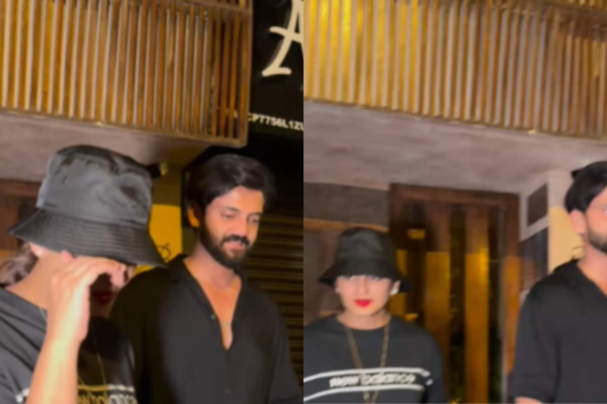 Zaheer Iqbal, Huma Qureshi Twin In Black On Dinner Outing