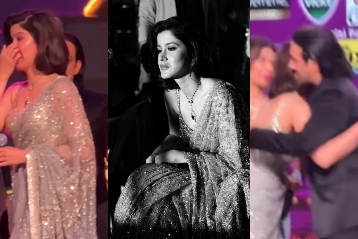 Shanaya Kapoor BREAKS Down At Debut Films First Look Reveal, Hugs Vikrant Massey