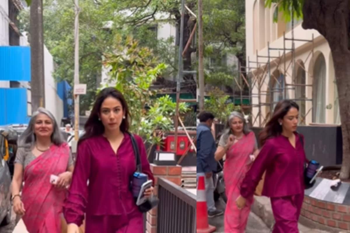Mira Rajput Looks Glamorous As She Steps Out With Mom In Magenta Co-Ord Set