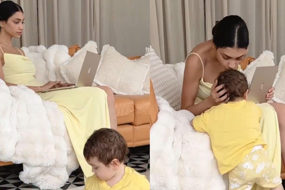 Alanna Panday’s ‘Velcro Baby’ Video Has Fellow Moms Laughing And Nodding