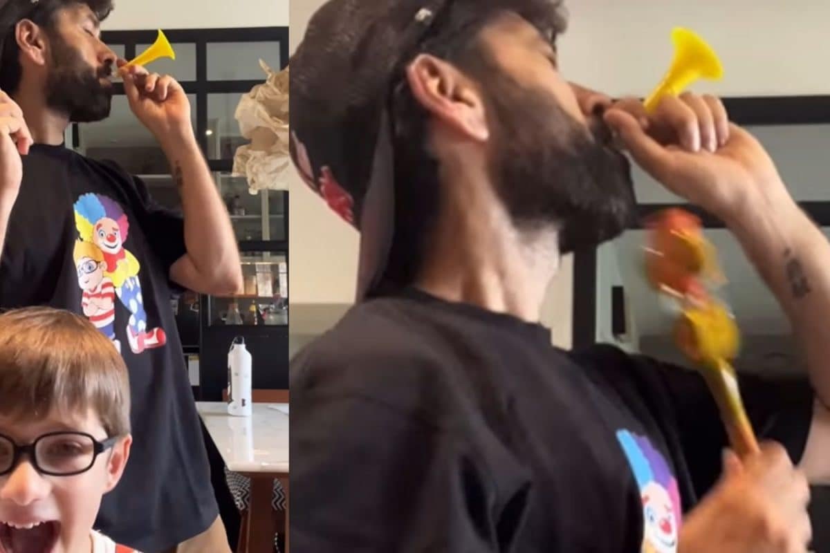 Watch: Nakuul Mehta And Son Sufi Present A ‘Special Performance’ For Fans